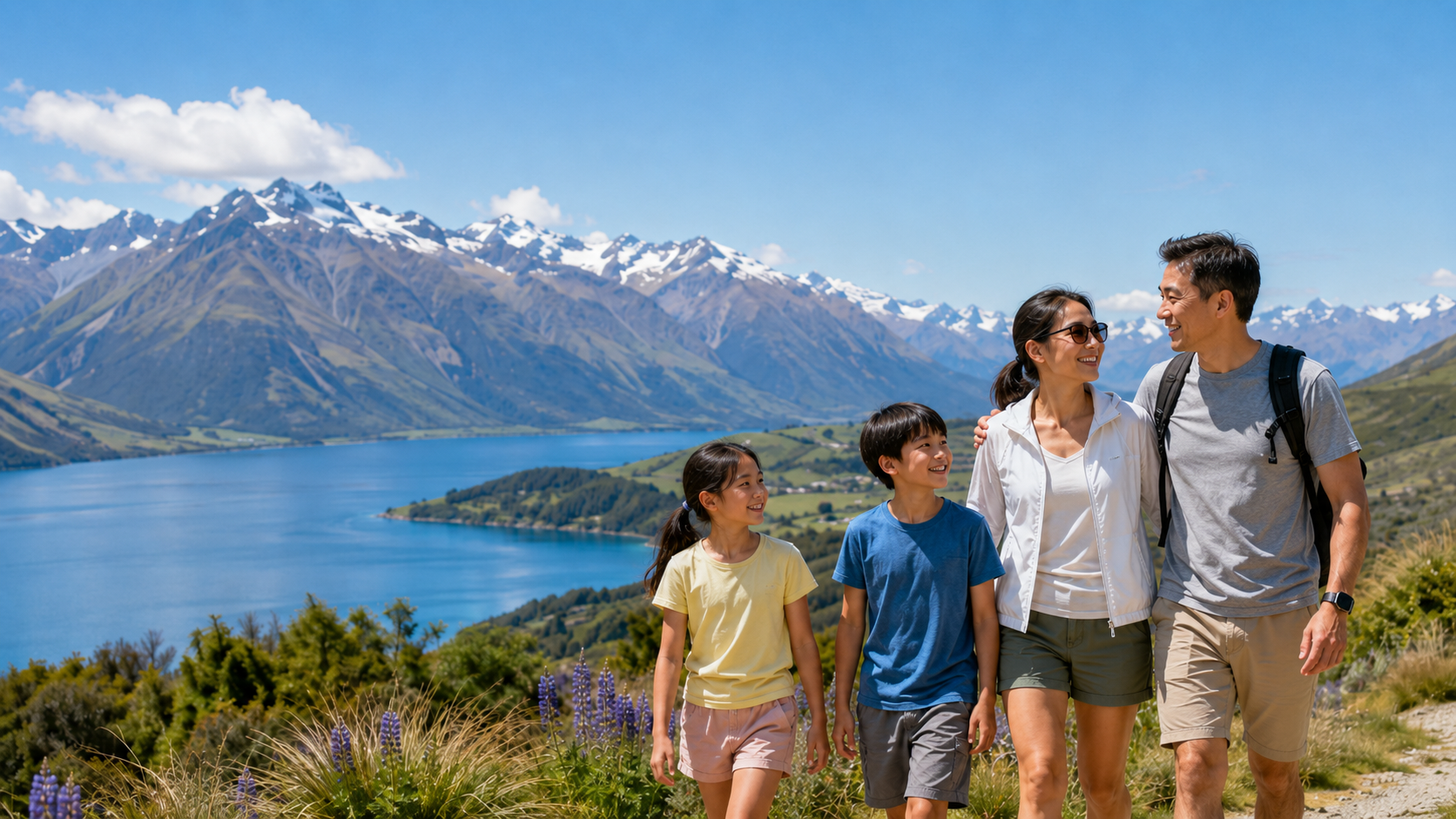 New Zealand alpine view